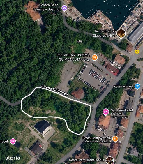 Teren de 3100 mp, în Central