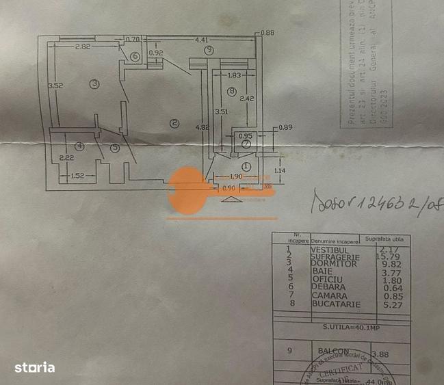 Apartament cu 2 camere în Gara de Nord