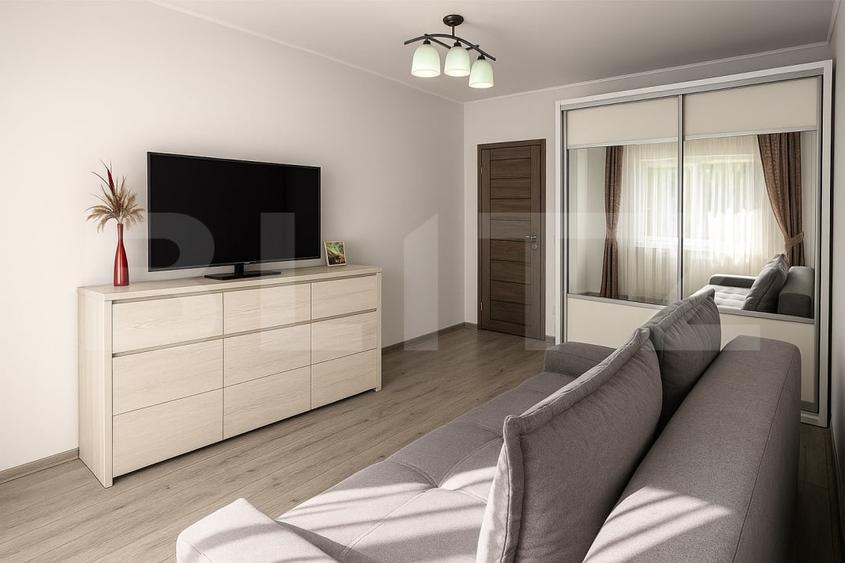Apartament cu 3 camere semidecomandat, mobilat în Mănăștur — fotografia 3