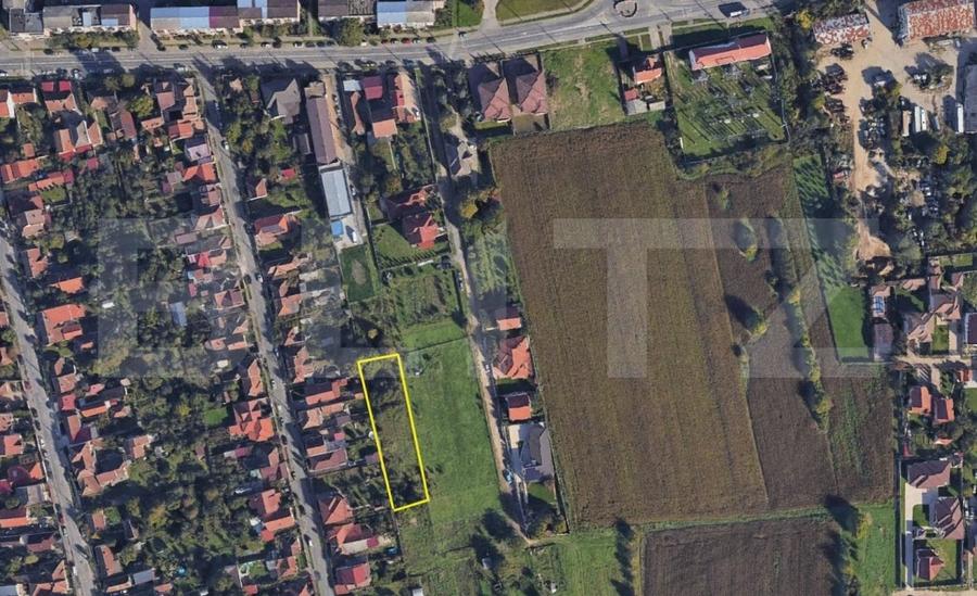 Teren Construcții intravilan de 1017 mp, în Exterior Nord