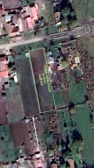 Teren de 1439 mp, în Bobda