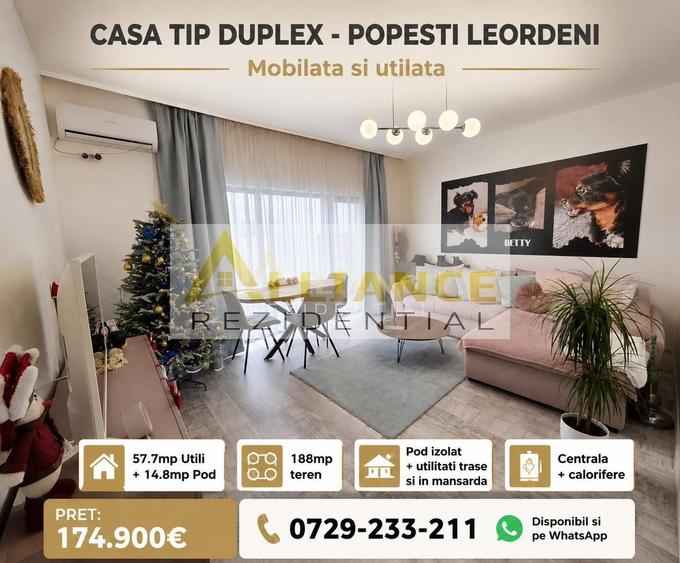 Duplex cu 3 camere cu Canalizare în Central