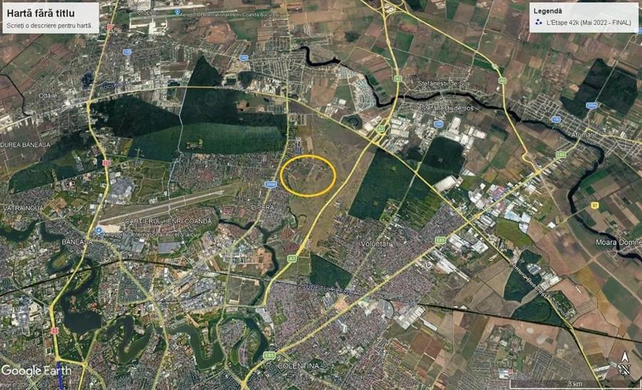 Teren 9.000 mp Pipera Voluntari - 1