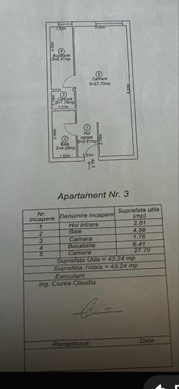 Garsonieră decomandată în Șagului