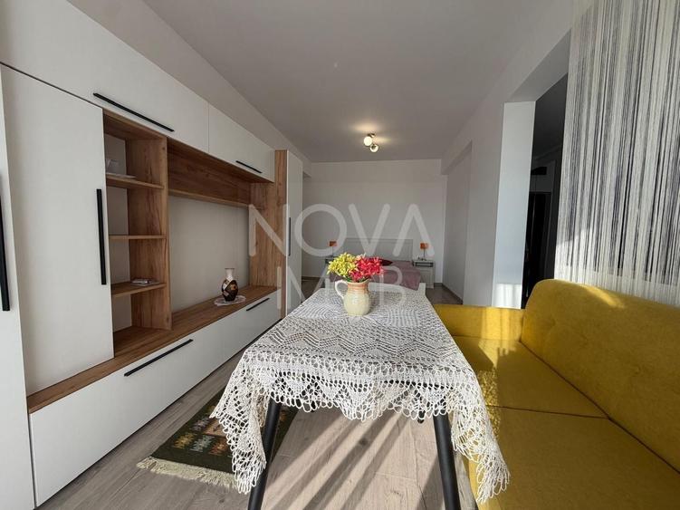 Apartament cu 2 camere semidecomandat, mobilat în Exterior Vest