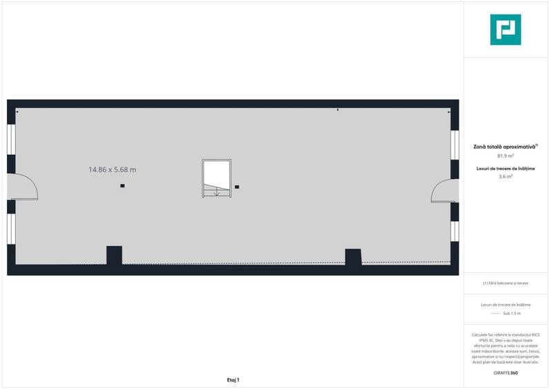 Casă individuală cu 3 camere cu Canalizare în Central