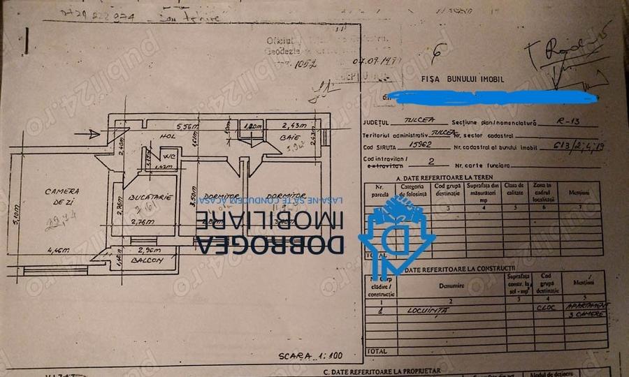 Apartament cu 3 camere decomandat, mobilat în E3