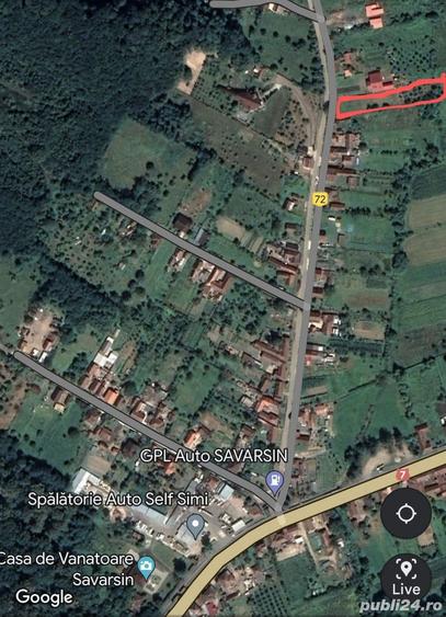 Teren de 1742 mp, în Săvârșin