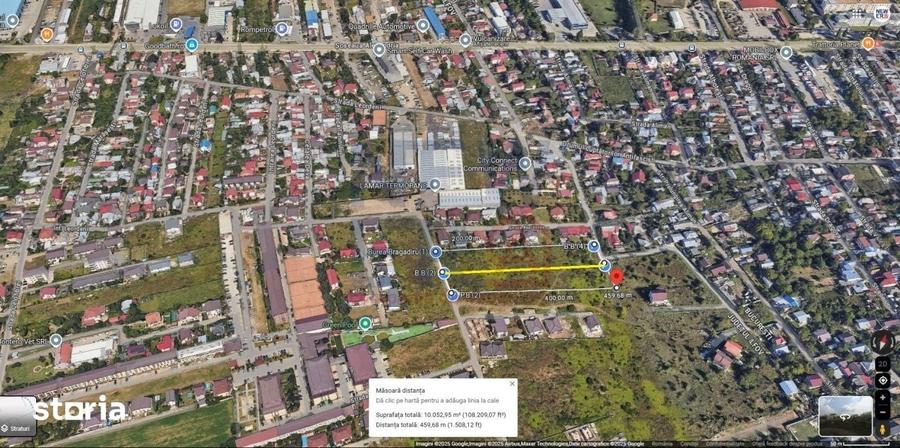 Teren de 10000 mp, în Bragadiru