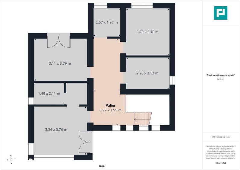 Casă cu 4 camere cu Teren 464 Mp în Pârneava