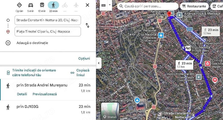 Apartament cu 2 camere decomandat în Andrei Mureșanu
