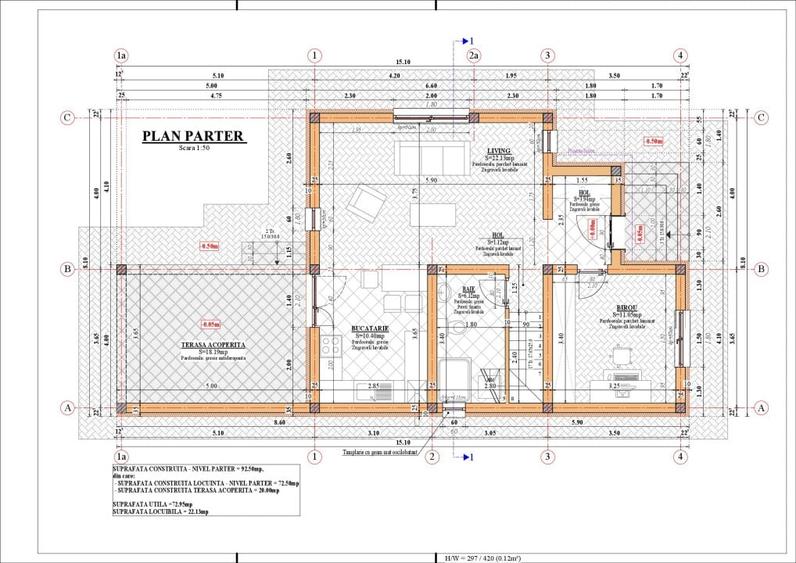 Casă individuală cu 4 camere cu Teren 362 Mp în Agigea