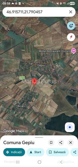 Teren intravilan parcelabil Gepiu 7 E mp