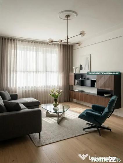 Apartament cu 2 camere semidecomandat în Central