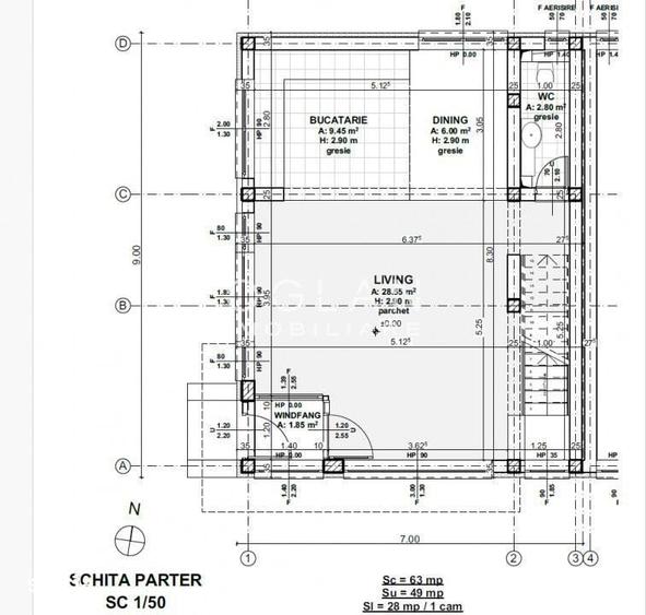 Casă cu 4 camere cu Teren 220 Mp în Șelimbăr