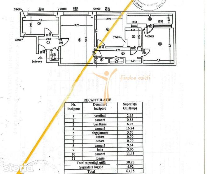 Apartament 3 camere semidecomandat in apropierea statiei de metrou Ian - 1