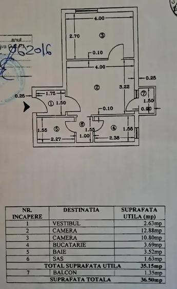 Apartament cu 2 camere semidecomandat, mobilat în Berceni