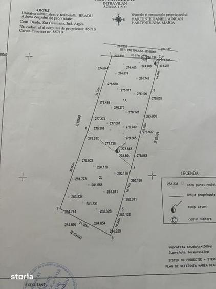 Teren de 1500 mp, în Central