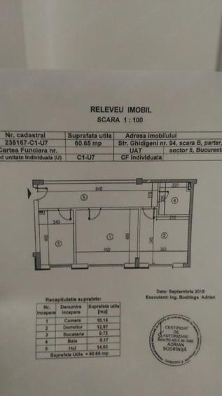 Apartament cu 2 camere decomandat în Ghencea