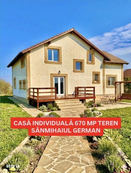 Casă cu 5 camere cu Teren 500 Mp în Sânmihaiu Român