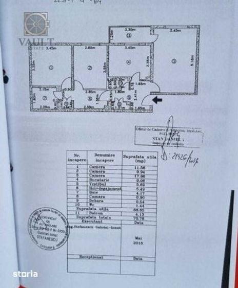 APARTAMENT 3 CAMERE-RAHOVA-PETRE ISPIRESCU-DUNAVAT-BLOC REABILITAT - 9