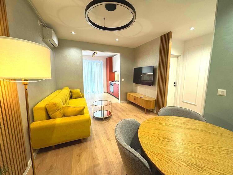 Apartament cu 2 camere semidecomandat, mobilat în Theodor Pallady