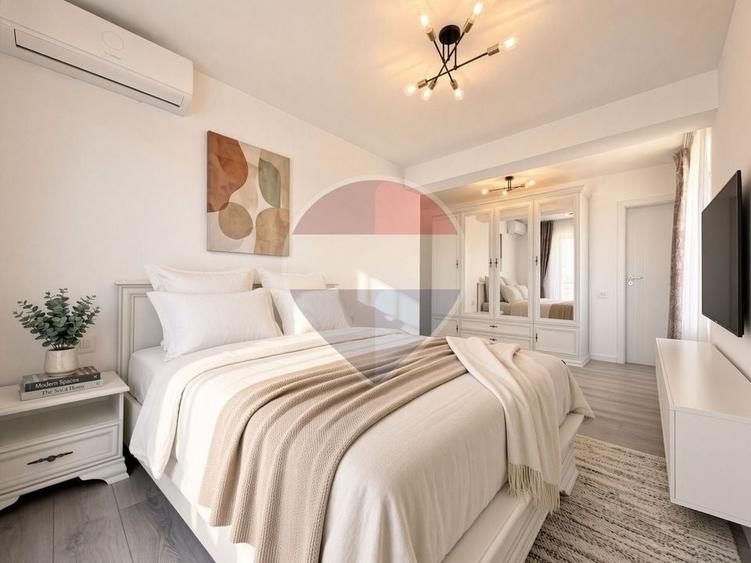 Penthouse cu 3 camere decomandat, mobilat în Tomis Plus