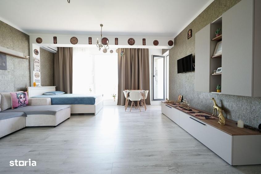 Apartament cu 2 camere, mobilat în Tunari