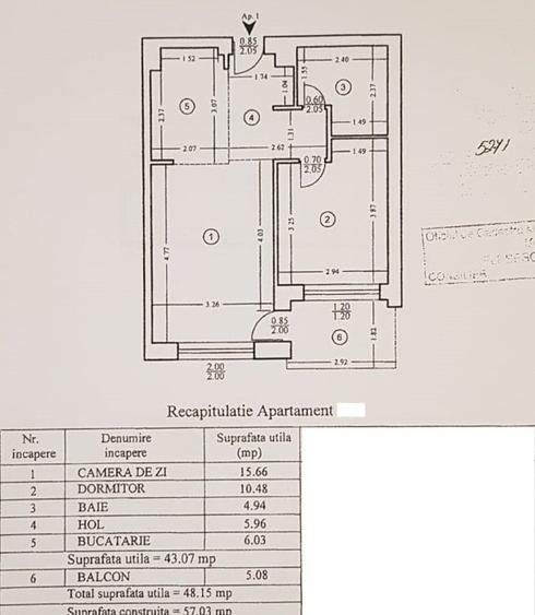 Apartament cu 2 camere, zona Tatarasi- Green Park - 9