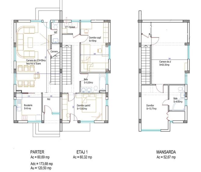 Doua vile DUPLEX Domnesti - 12