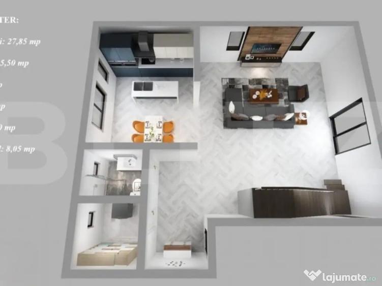 Casa P+1 la rosu, 4 camere, 135 mp, zona Dumbrava - 2