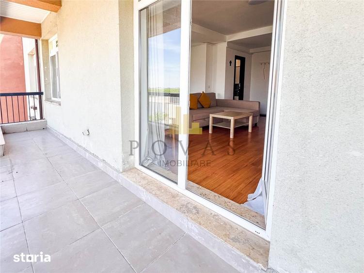 Apartament cu 2 camere semidecomandat, mobilat în Nordului