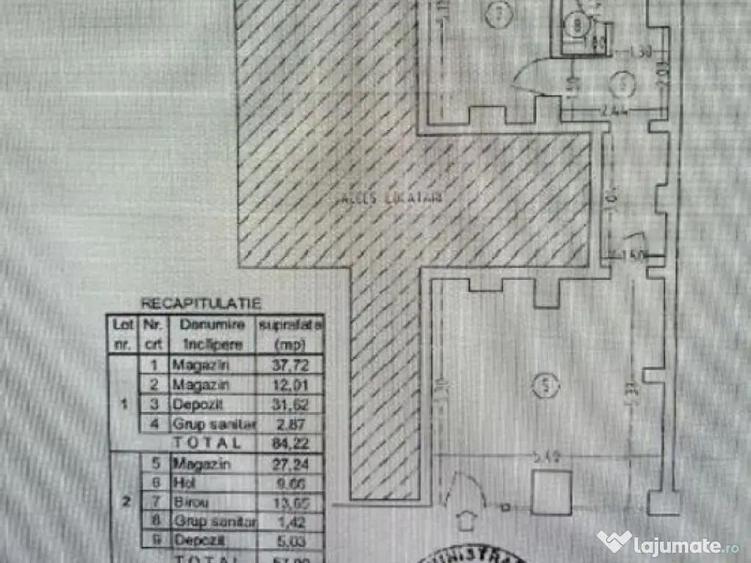 Zona Margeanului sp 57 mp vitrina 5 m trafic intens - 1