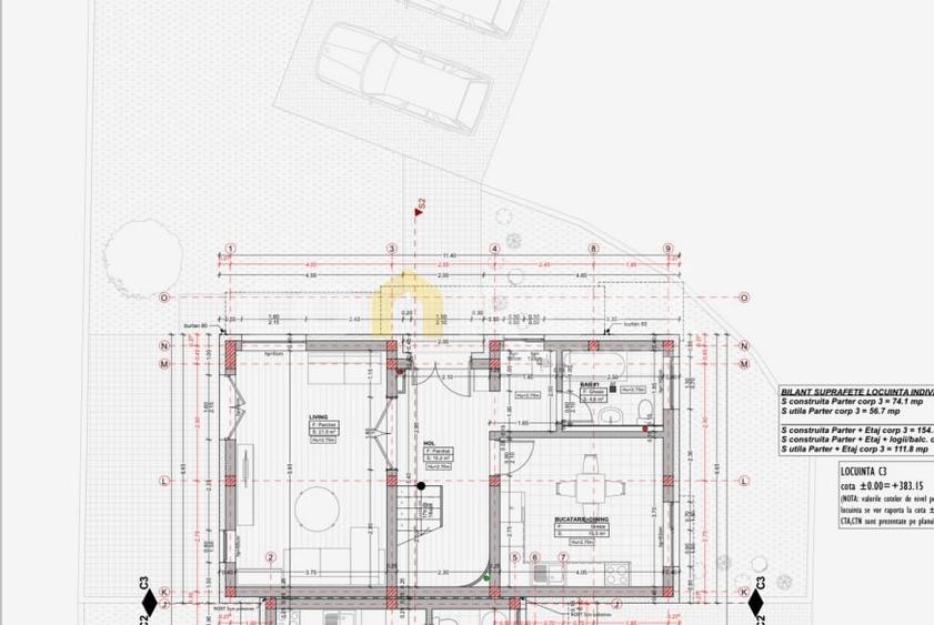 Casa de vanzare | SU 117 mp | gradina, 2 parcari | Floresti, zona Terra - 7