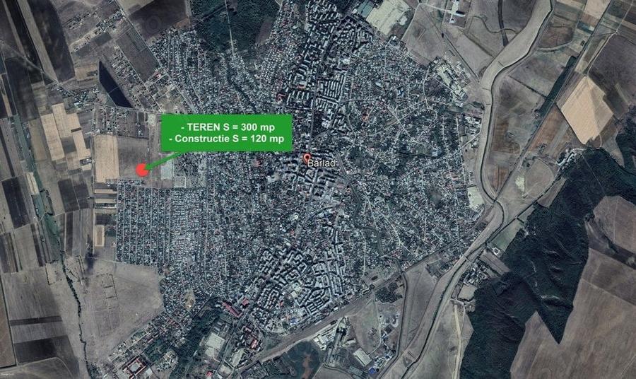 Teren + casa la rosu - 2