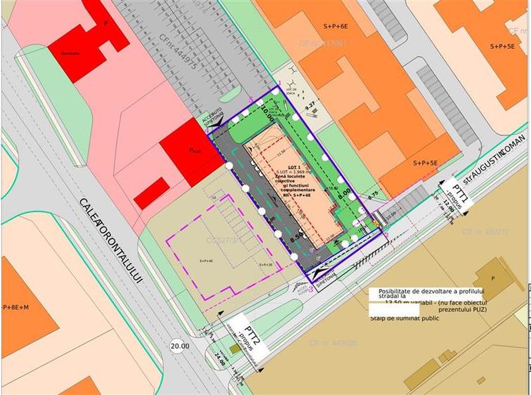 Comision 0% Teren pentru BLOC S+P+4E de vanzare zona Torontalului - 2