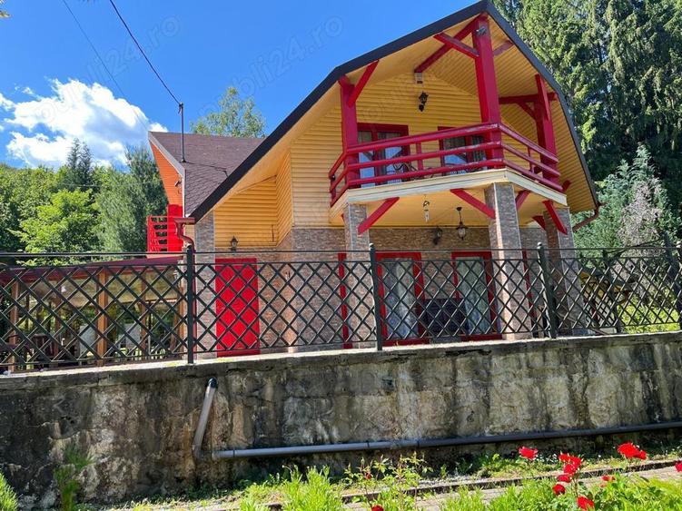 Cabana de vacanta spatioasa, eleganta, cu arhitectura clasica, adaptata la cerintele zonei de munte. - 5