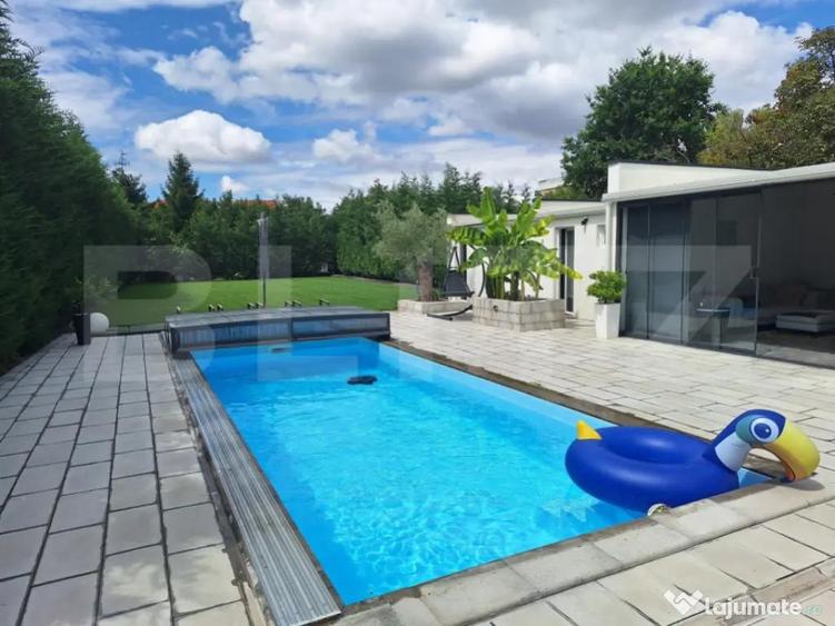 Vila de lux, mobilata, utilata, teren superb 1150 mp, piscin - 18