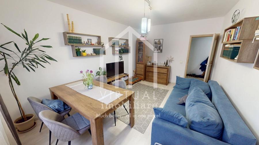 Apartament cu 3 camere, 74mp utili+2 balcoane, etaj 2/4, zona Turnisor - 5