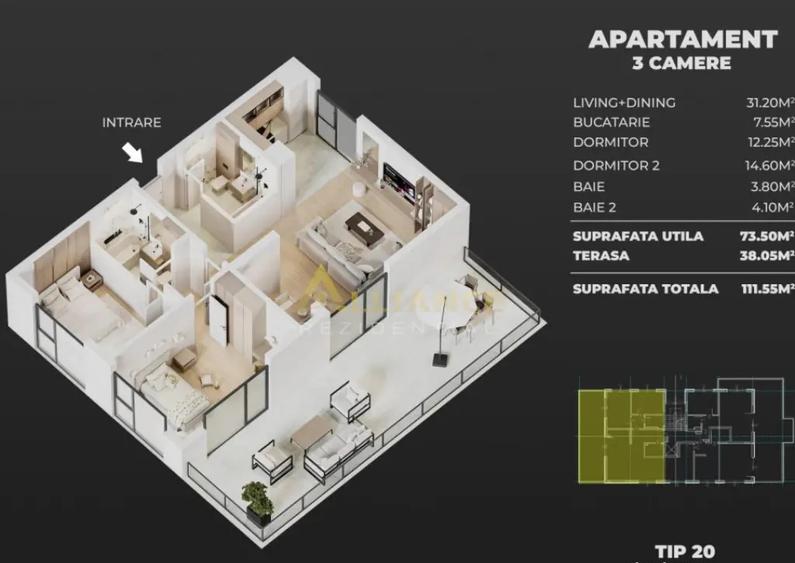 Apartamente 2 si 3 camere - Popesti Leordeni - 5