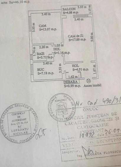 Apartament 2 camere decomandat City Park Mall - 8