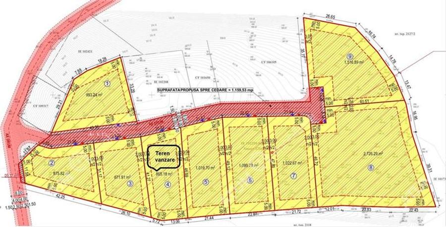 Teren intravilan 865 mp in Tocile pretabil casa de vacanta - 1