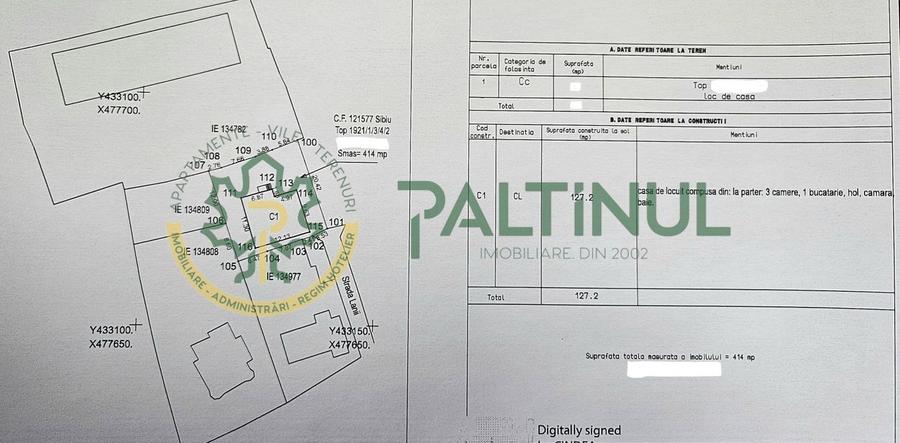 Casă de v&acirc;nzare &icirc;n centrul Sibiului - 3 camere și curte privată - 10