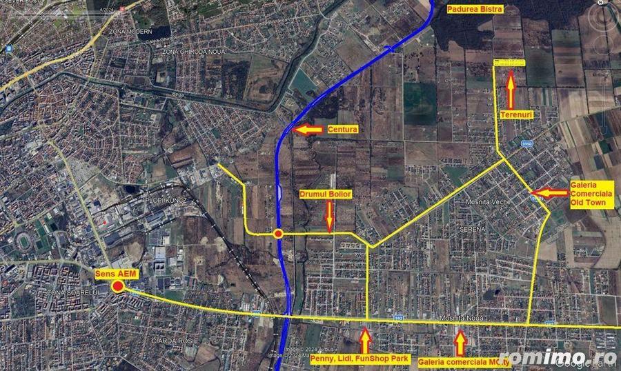 Terenuri Mosnita, Padurea Bistra, gaz, apa, curent: 80euro/mp+TVA - 1