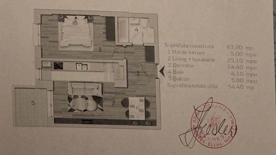 REA1025322 Apartament 2 camere I Sisesti - 10