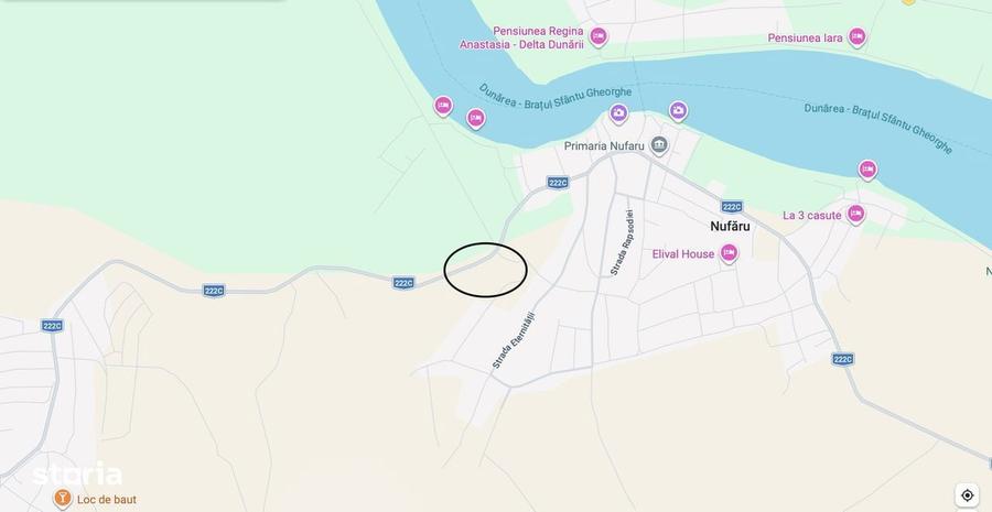 Vand teren in comuna Nufarul (Tulcea) - 1