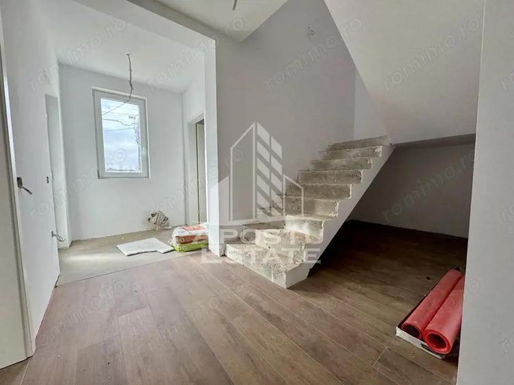 Duplex cu perete dublu 4 camere, complet finalizat la asfalt Chisoda. - 2