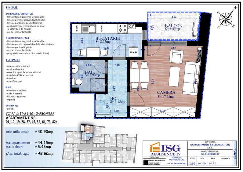 Unirii-Parcul Carol- ISG Residence IV- decomandata, constructie 2026 Unirii-Parcul Carol- ISG Residence IV- decomandata, constructie 2026