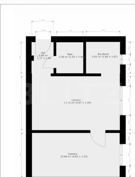 Apartament 2 camere, 31.53 mp, zona ?agului - 8