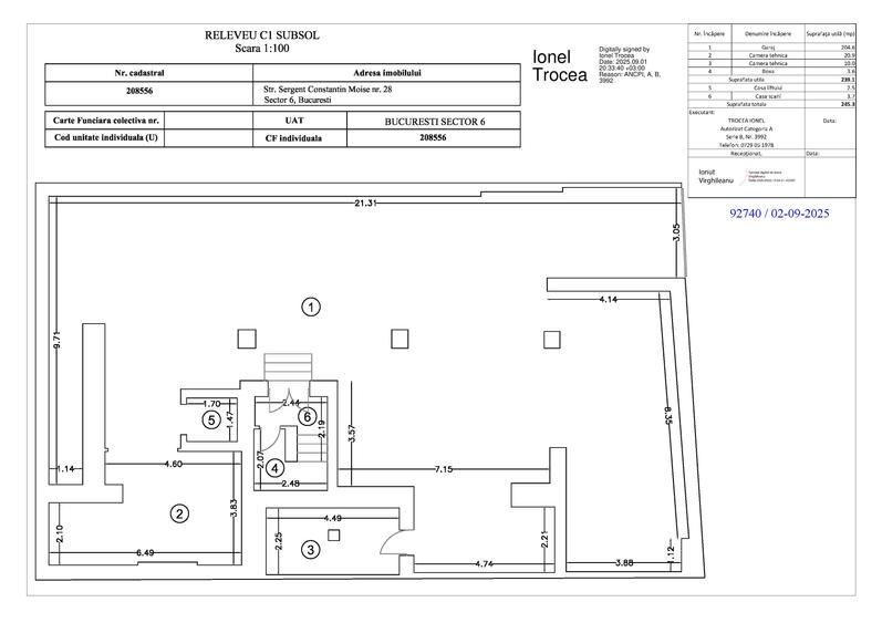 cladire S+P+3, lift, utilitati incluse, intre Plaza si Afi, diverse suprafete - 11